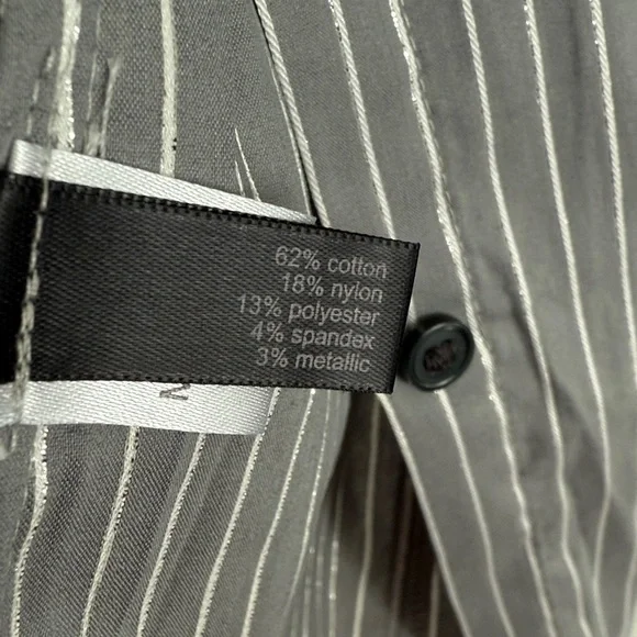 Striped Women’s Button Up Shirt - Picture 6 of 9